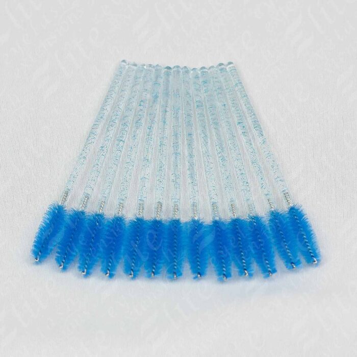 Elite-Eyelash-Extensions-Accessories-Mascara-wand-blue-glitter-display