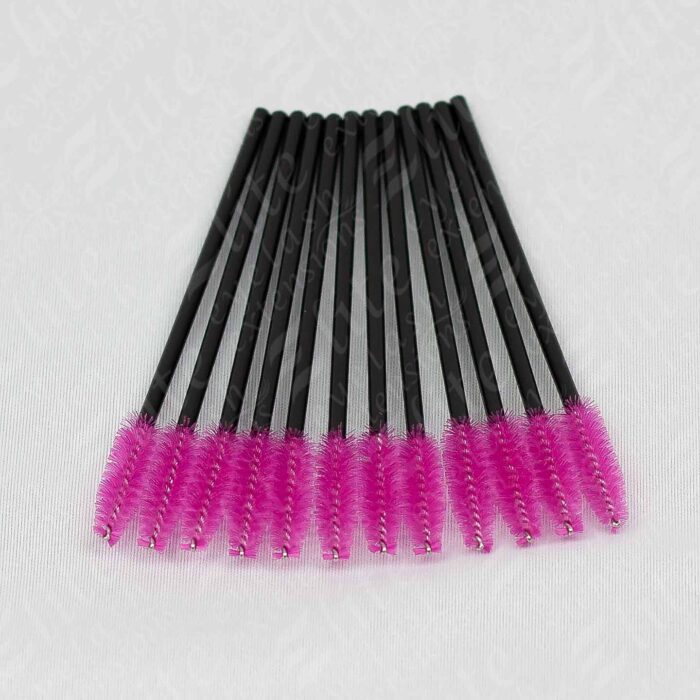 Elite-Eyelash-Extensions-Accessories-Mascara-wand-pink-head-black-handle-display