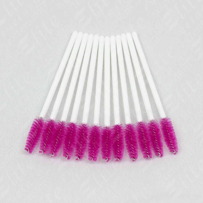 Elite-Eyelash-Extensions-Accessories-Mascara-wand-pink-head-white-handle-display