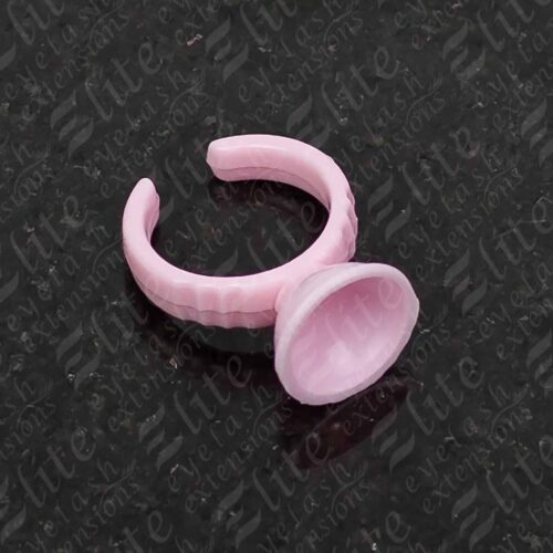 Elite-Eyelash-Extensions-Adhesive-Holders-Glue-ring-pink-1