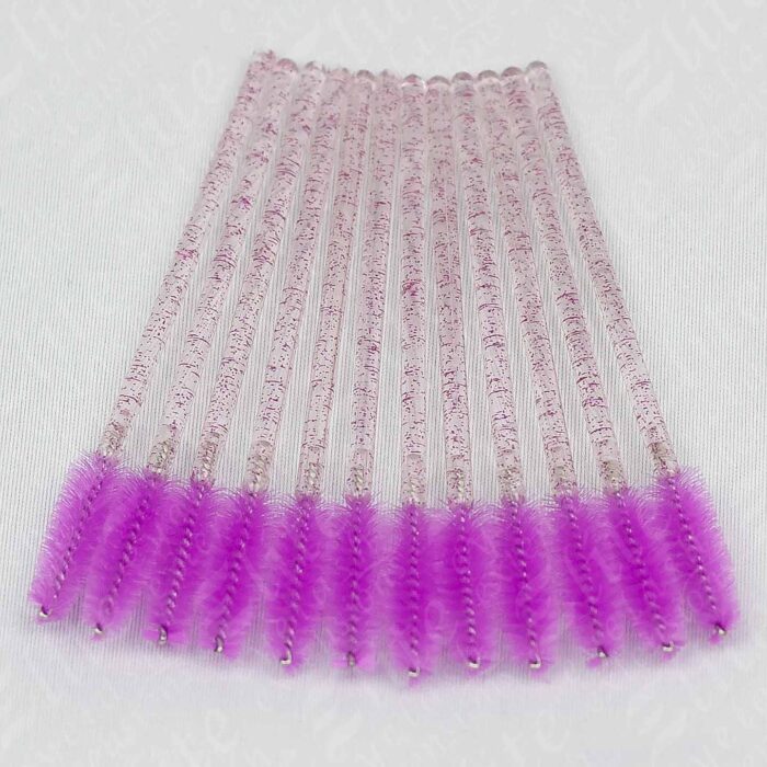 Elite-Eyelash-Extensions-Accessories-Mascara-wand-purple-glitter-display